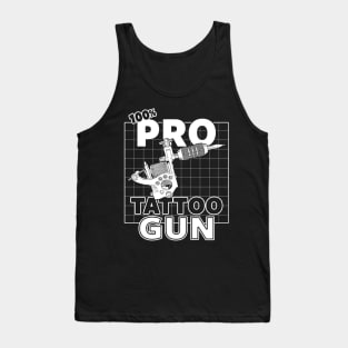 Pro-Tattoo Gun Tattoo  Art Pro- Gun Tattoo Gun For Inked People B Tank Top